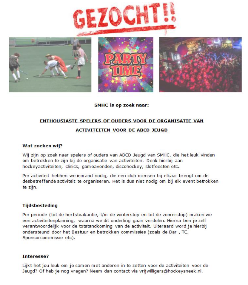 Activiteiten Jeugd ABCD