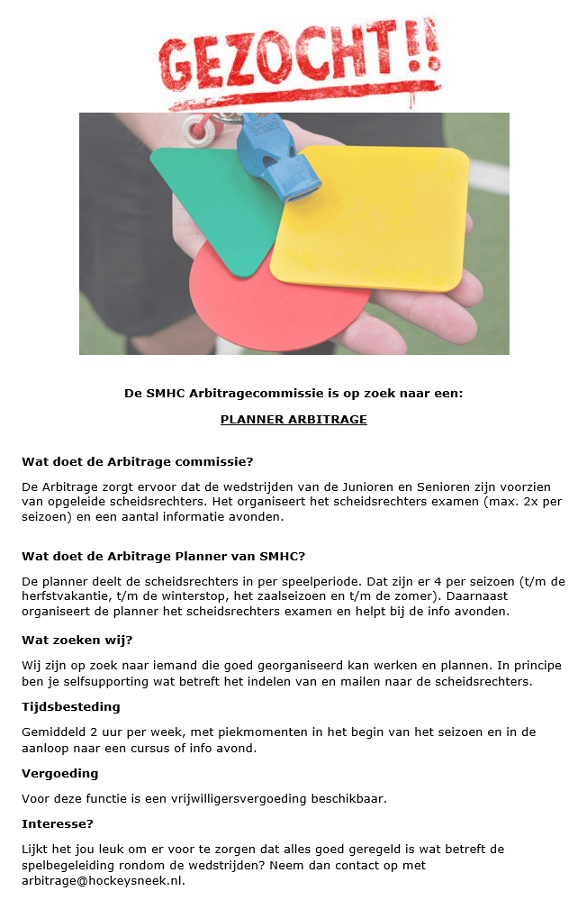 Arbitrageplanner gezocht